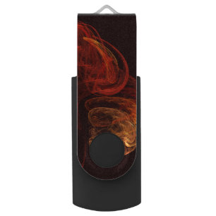 Metamorphosis Energy Modern Abstract Fractal Art USB Flash Drive