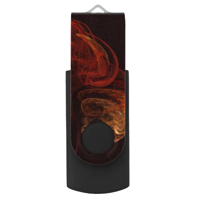 Metamorphosis Energy Modern Abstract Fractal Art USB Flash Drive (Front Vertical)