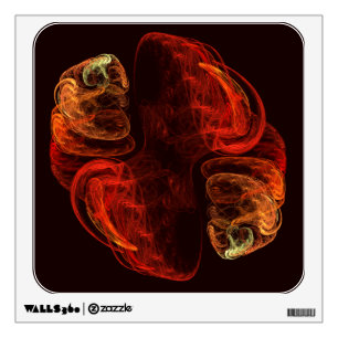 Metamorphosis Energy Modern Abstract Fractal Art Wall Sticker