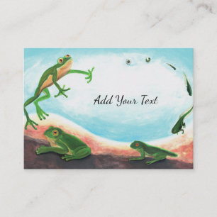 Metamorphosis - Life cycle of a frog   Enclosure Card