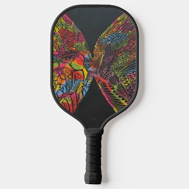 Metamorphosis Realized  Carbon Fiber Pickleball Paddle (Back)
