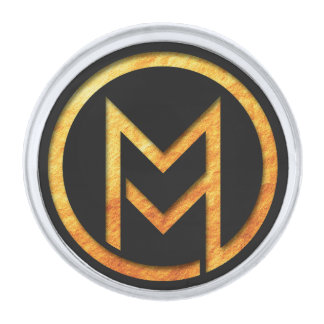 MetaMovie Logo Silver Finish Lapel Pin