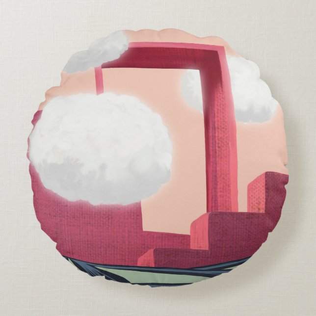 metaphor_18_one midsummer_1 round pillow (Front)