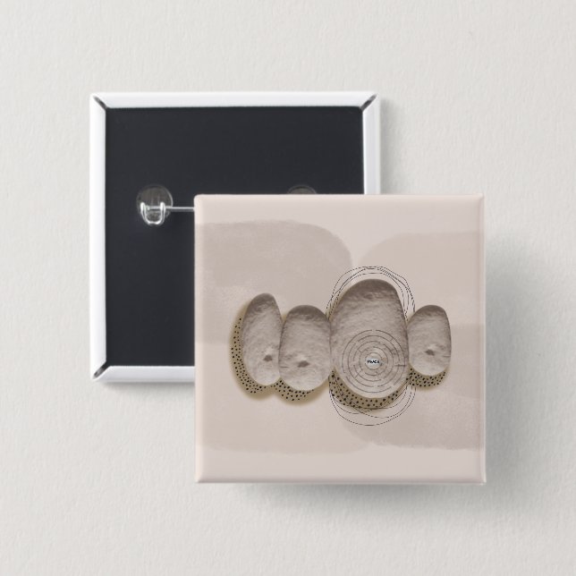 metaphor_1_inner peace button (Front & Back)