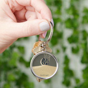 metaphor_20_a moonlit hill_1 keychain
