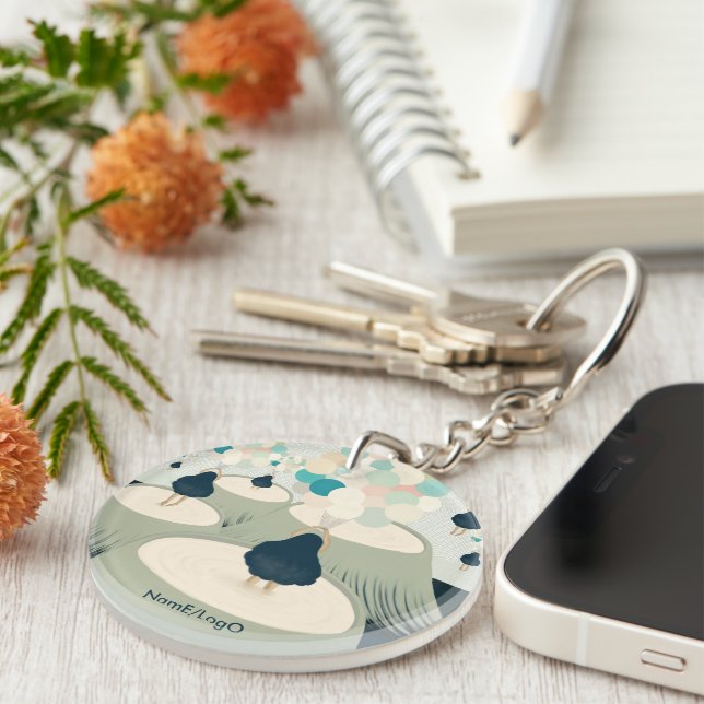 metaphor_22_a girl in the dream acrylic keychain (Front Right)