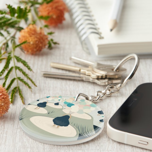 metaphor_22_a girl in the dream acrylic keychain (Front Right)