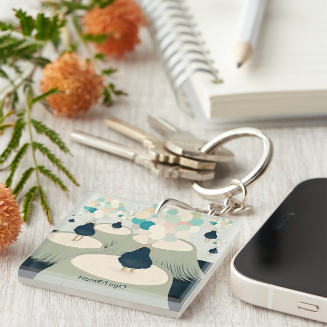 metaphor_22_a girl in the dream acrylic keychain (Front Right)