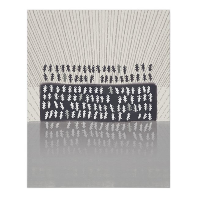 metaphor_2_reflection glossy poster (Front)