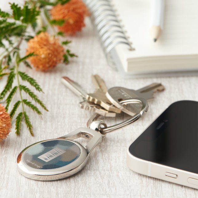 metaphor_3_growth_1 metal keychain (Side)