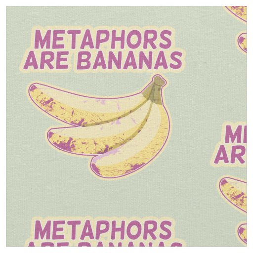 Metaphor Funny typography Fabric
