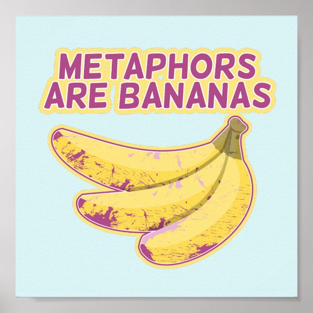 Metaphor Funny typography Poster (Front)