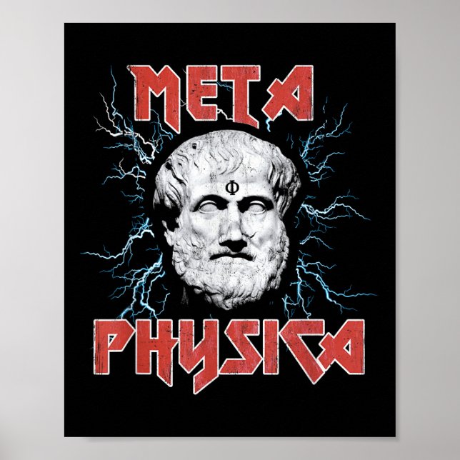 Metaphysica Aristotle Metaphysics Early Greek Phil Poster (Front)