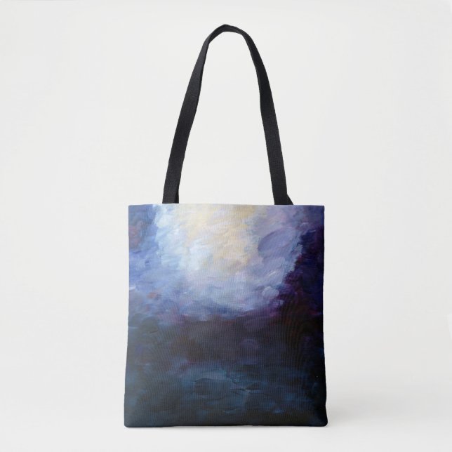 Metaphysical Abstrat Blue   Art Tote Bag (Front)