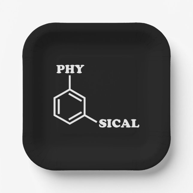  Metaphysical Humor Button Paper Plates (Front)