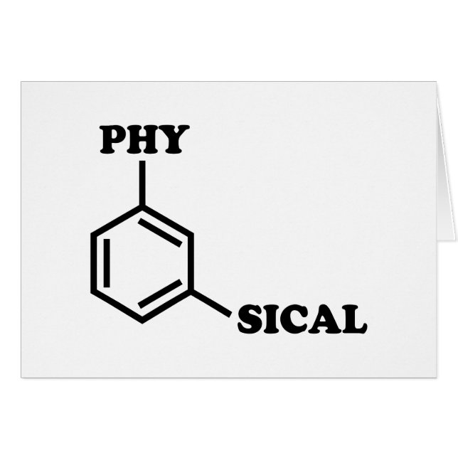 Metaphysical Humor Greeting Card (Front Horizontal)