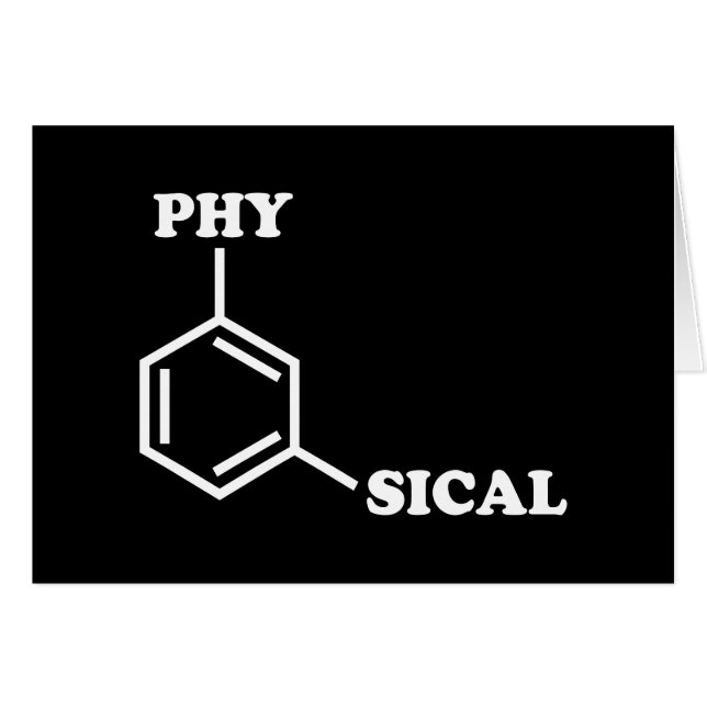 Metaphysical Humor Greeting Card (Front Horizontal)