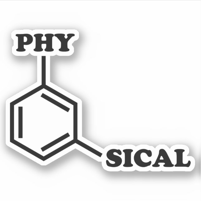 Metaphysical Humor Sticker (Front)