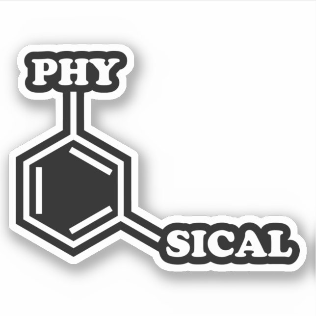 Metaphysical Humor Sticker (Front)