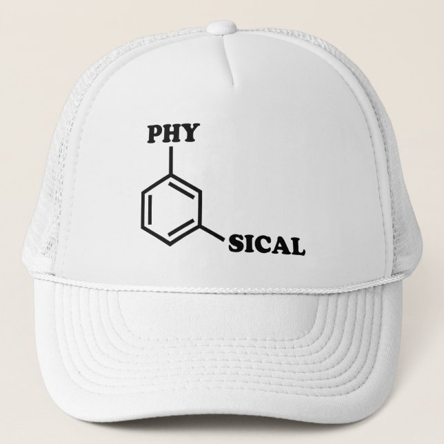 Metaphysical Humor Trucker Hat (Front)