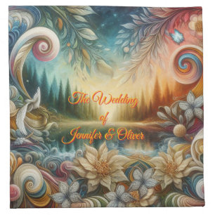 Metaphysical Timeless Spiritual Fantasy Themes Cloth Napkin