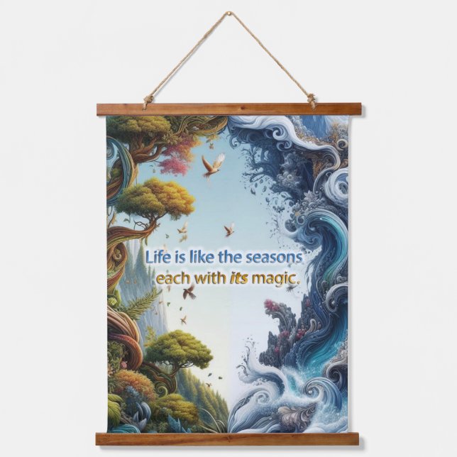 Metaphysical Timeless Spiritual Fantasy Themes Hanging Tapestry (Front)