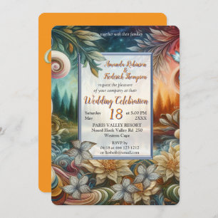 Metaphysical Timeless Spiritual Fantasy Themes Invitation