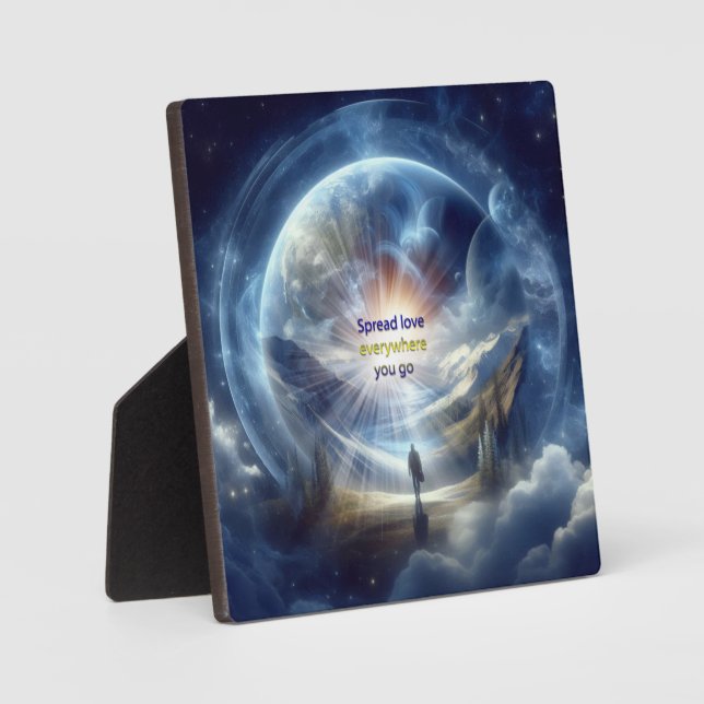 Metaphysical Timeless Spiritual Fantasy Themes Plaque (Front)