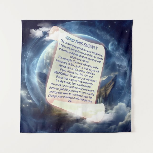 Metaphysical Timeless Spiritual Fantasy Themes Tapestry (Front)