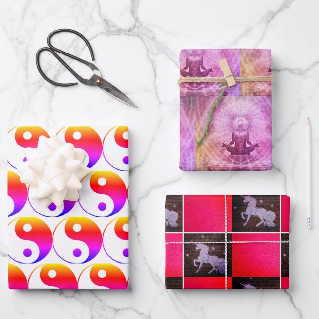 Metaphysical  wrapping paper sheets (Front)