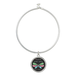 Metastatic Breast Cancer Awareness Bangle Bracelet