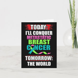 Metastatic Breast Cancer Awareness Beat Warrior  Card