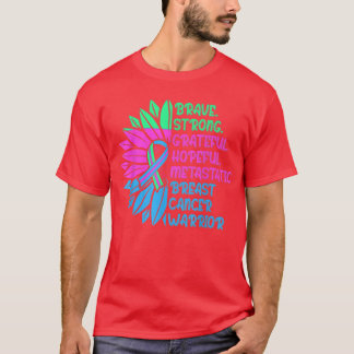 Metastatic Breast Cancer Awareness Care Warrior T- T-Shirt