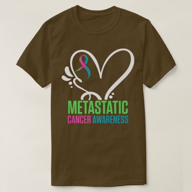 Metastatic Breast Cancer Awareness Future US Warri T-Shirt (Design Front)