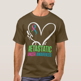 Metastatic Breast Cancer Awareness Future US Warri T-Shirt