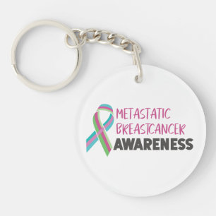 Metastatic Breast Cancer Awareness Keychain