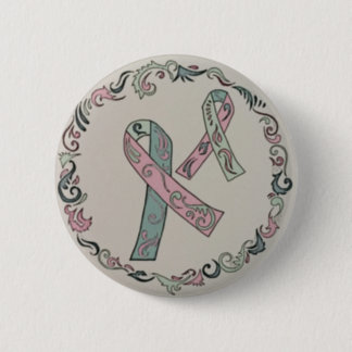 Metastatic Breast Cancer Awareness Ribbons Pinback Button