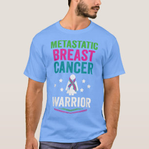 Metastatic Breast Cancer Awareness Tackling Warrio T-Shirt