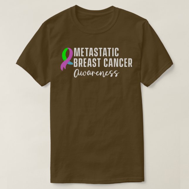 Metastatic Breast Cancer Awareness Warrior   2266  T-Shirt (Design Front)