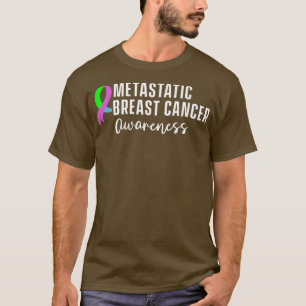 Metastatic Breast Cancer Awareness Warrior 2266 T-Shirt