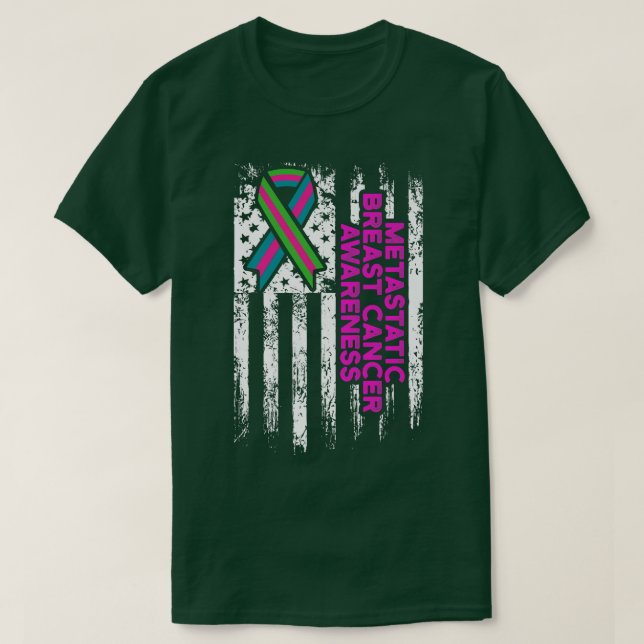 Metastatic Breast Cancer Awareness Warrior   2272  T-Shirt (Design Front)