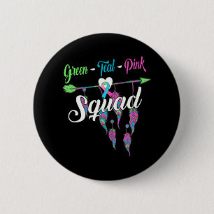 Metastatic Breast Cancer Squad Warrior Stage 4 Button