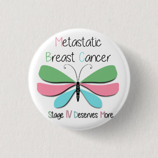Metastatic Breast Cancer Support Button