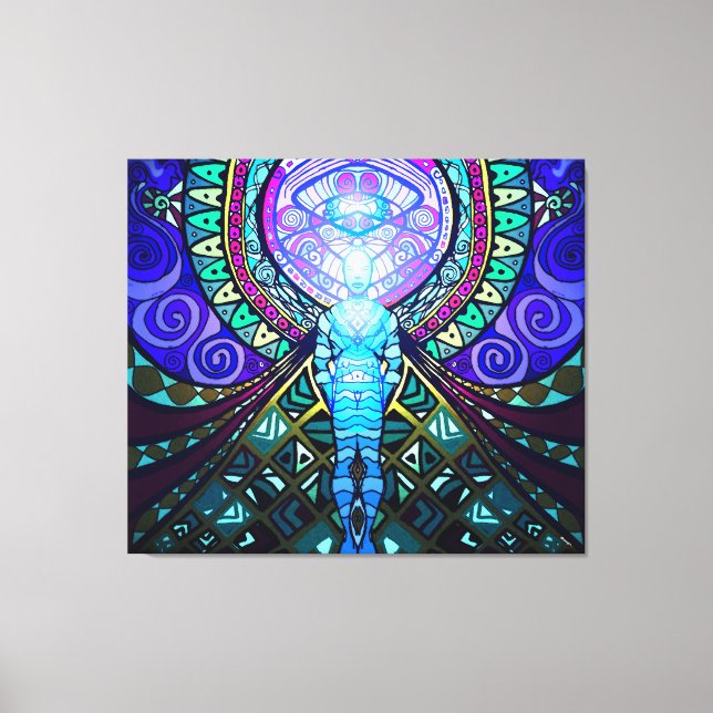 Metatron Angel Of Thought (Wrapped Canvas) Canvas Print (Front)