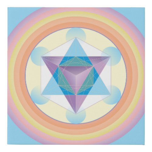 Metatron Bucket Canvas borderless imitation