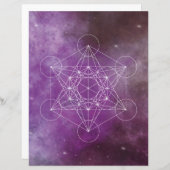 Metatron, chakra,zen,sacred geometric, angel (Front/Back)