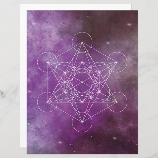 Metatron, chakra,zen,sacred geometric, angel (Front/Back)