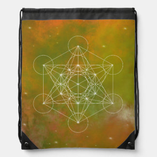 Metatron, chakra,zen,sacred geometric, angel, drawstring bag
