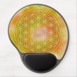 Metatron, chakra,zen,sacred geometric, angel, gel mouse pad