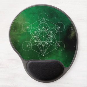 Metatron, chakra,zen,sacred geometric, angel gel mouse pad
